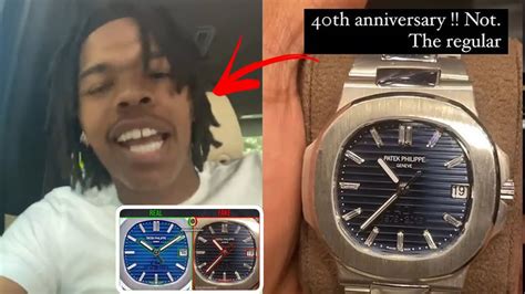 lil baby sold fake watch|lil baby watch.